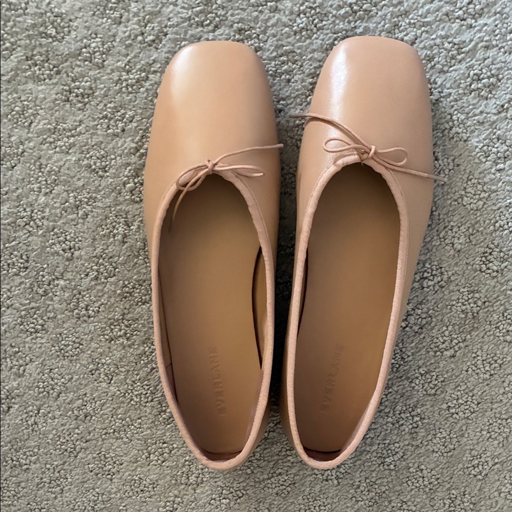 Everlane square toe flats